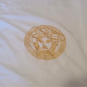 Versace kids baby blanket Gold Medusa
